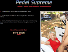 Tablet Screenshot of pedalsupreme.com